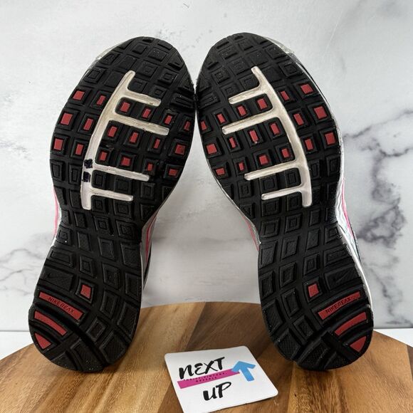 Women’s 8.5-Nike Reax Run 5 Athletic Shoes White Silver Metallic 407987-116 - Picture 6 of 9